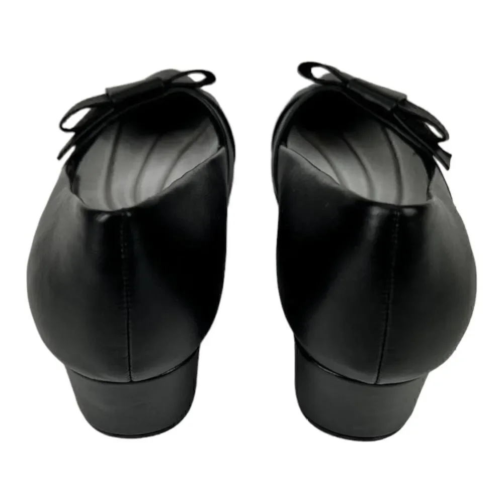 New Easy Street Women Black Shoes Pointed toe Slip-on Heels Pumps US 6.5